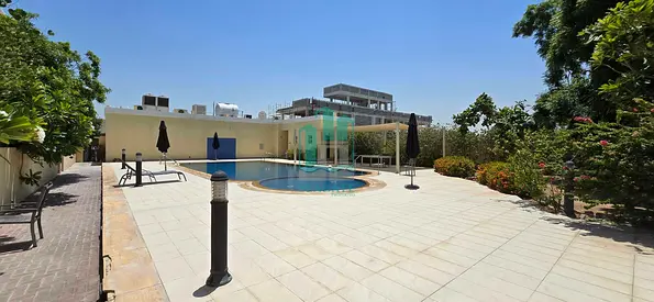 New finish 5 bed villa with shared pool in umm suqeim
