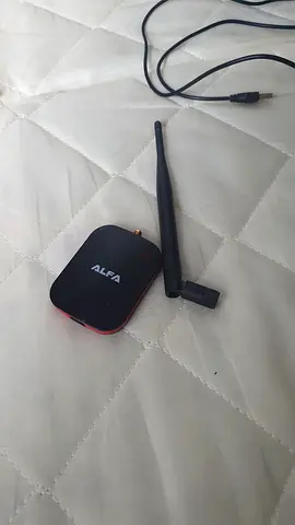 ALFA USB WiFi Adapter with External Antenna - Tested and Working