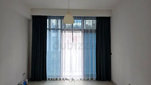Black out and Tulle curtain