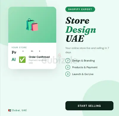 Shopify Store Design  Setup in Dubai – Launch Your Online Store Today