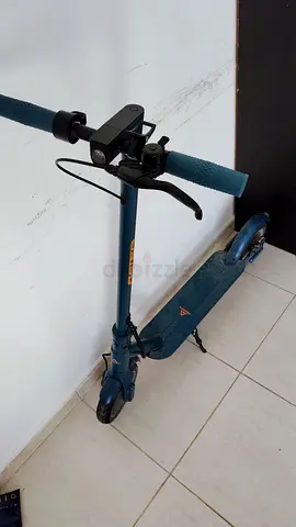 Foldable Electric Scooter - Light Blue, Good Condition