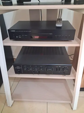 Full audio set- turntable, amp, cd player, speakers