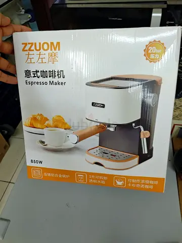 ZZUOM Espresso Maker 850W — Compact Home Coffee Machine (20 bar)