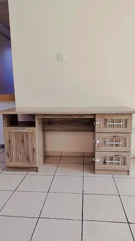 Pan home office/ study table with drawers and cabinet
