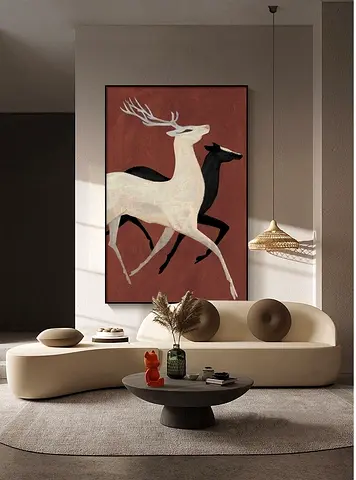 Premium Canvas Wall Decor Art for Living Room/Office- High Quality UV Printing