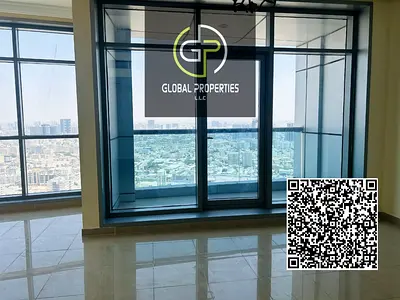 Chiller Free City View 2 BHK for Rent in Corniche Residence Tower, Ajman
