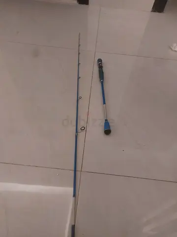 Two-piece fishing rod - good condition, ready to fish 260 max grams jigging rod slow jigging