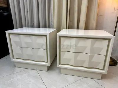 West Elm Carved Pattern Nightstands (26)