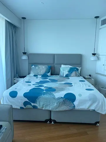 Modern Upholstered Bed Set with Headboard