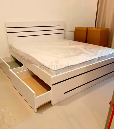 Brand new King bed frame with storage available