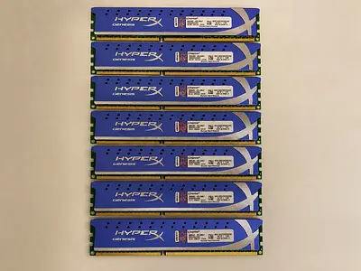 HyperX Blu Kingston 32GB (4 x 8GB) DDR3 1600 Desktop Memory KHX16C10B1K216X