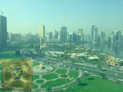 للإيجار السنوي مكتب تجاري بمساحة واسعة في أحد أشهر الأبراج التجارية بإطلالة بحرية مباشرة