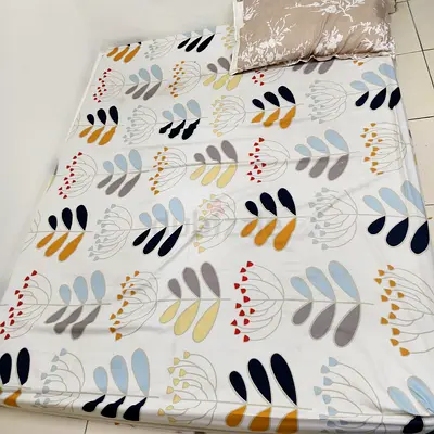Queen fitted bedsheet wit matress  gently used