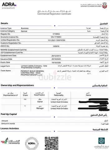 Trade License