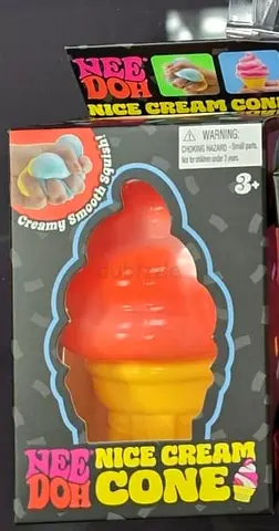 Nee Doh Nice Cream Cone squishy stress toy - soft collectible