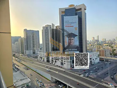 🏡 شقة غرفتين وصالة للإيجار السنوي – برج سيتي تاور، عجمان