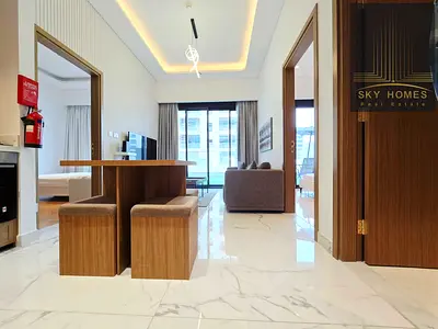 LUXURIOUS FULLY FURNISHED CHILLER FREE 2BHK APARTMENT WITH KITCHEN APPLIANCES AVAILABLE RENT 100K