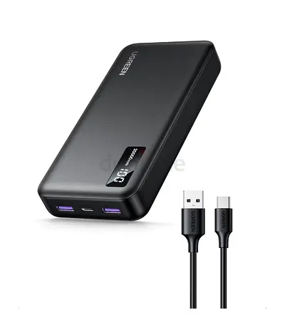 UGREEN Power Bank 20000mAh, 22.5W Portable Charger Fast Charging PD 3.0 USB C InputOutput Battery P