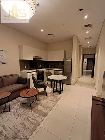 Fully furnished 1-bedroom apartment for rent with an open view, in a prime strategic location in the heart of Dubai.