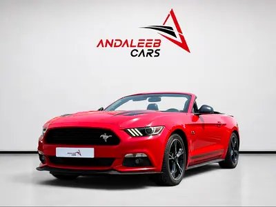 AED 1,700 P.M | 0% DOWN PAYMENT | FORD MUSTANG GT CALIFORNIA SPECIAL CABRIOLET | 5.0L V8 | 2017 | GC