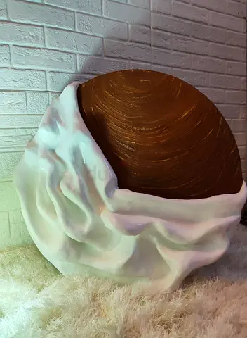 Golden Shell – Handcrafted Decorative wall art