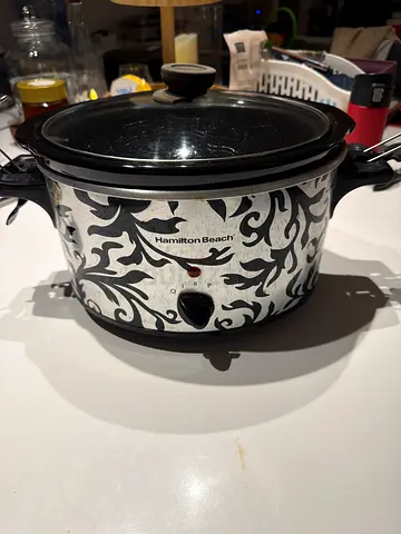Hamilton Beach 3.5L Slow Cooker / Crockpot - Floral Pattern