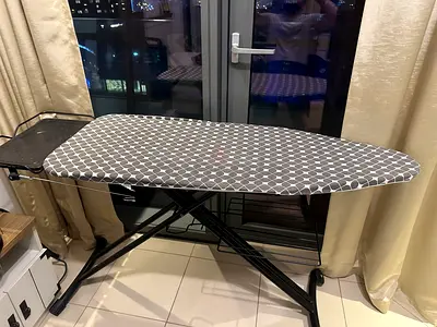 Sturdy Ironing Board with Sleeve Rest - Perfect Condition