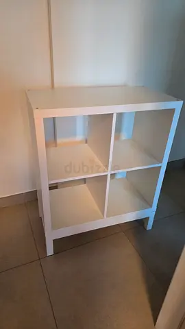 White IKEA Kallax 2*2 with underframe