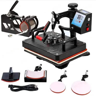 Combo Heat Press Machine (Cap, Plate, Mug) - New in Box