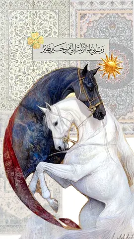 Luxury Arabian Horse Wall Decor Art – Elegant UV Canvas Print
