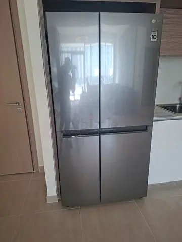 LG brand side by side fridge latest model Silver colour
