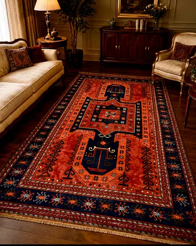 Persian Handwoven Middle Eastern/Indian Style Rug - 200 x300 cm