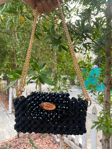 New handmade beaded bag