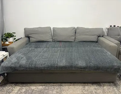 Grey 3-seater Sofa Bed in Good Condition