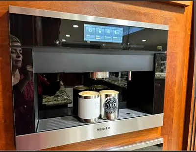Built-in Miele Coffee  Espresso Machine - Integrated Wall Unit