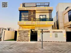 A golden opportunity! Luxurious modern villa with 5 bedrooms, 2 floors, and a spacious rooftop terra