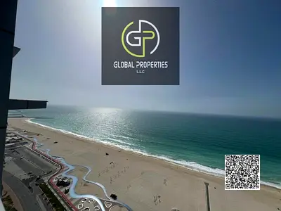 سكن فاخر على شاطئ البحر / وصول مباشر إلى الشاطئ / مساكن كورنيش عجمان