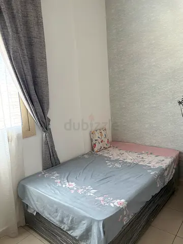 Single bed with mattress and bedding - good condition