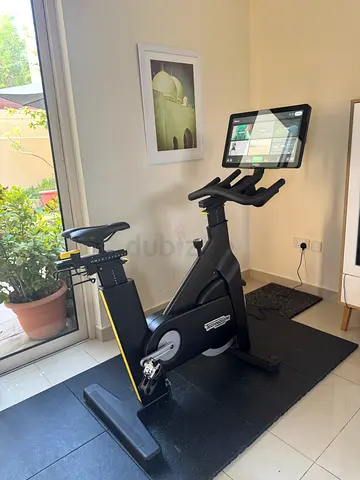 Technogym bike interactive upright bike