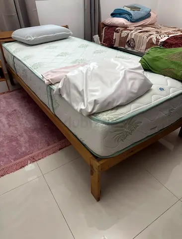 Bed frame and mattress from Danube