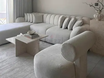 Beige Sofa Set