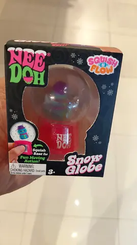 Needoh Squish Flow Snow Globe Toy (new in box)