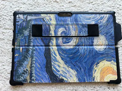 Case for 12.3 Microsoft Surface Pro 7 with Van Gogh Starry Night print