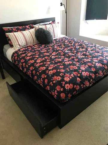 IKEA double size bed and mattress