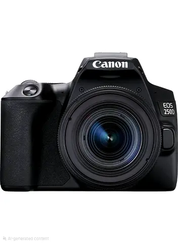 Canon EOS 250D DSLR Camera with EF-S 55-250mm Lens  Accessories