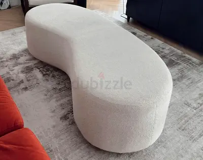 Teddy Boucle ottoman bench  for sale