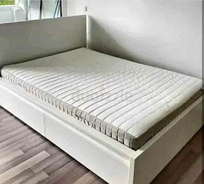 Ikea Queen size bed with mattress available in perfect condition