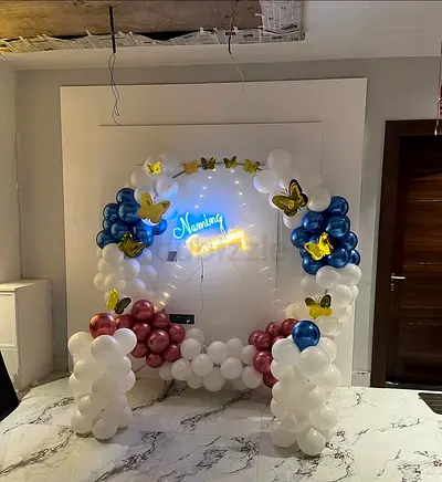 Balloons decorations services Available
