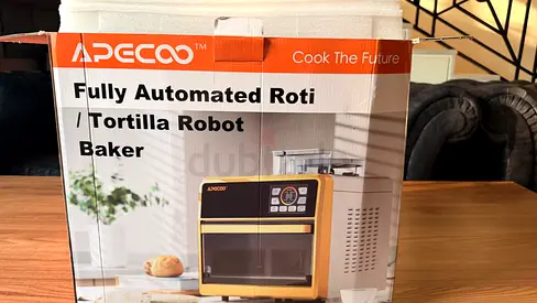 Apecoo Fully Automated Roti / Tortilla Robot Baker - New in Box Only used once for testing