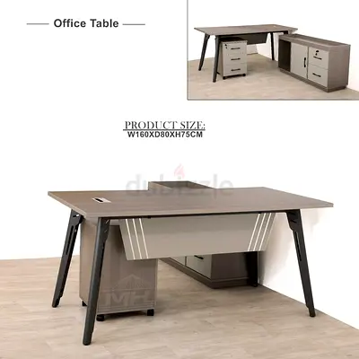 Brand new L shape wooden Office table available